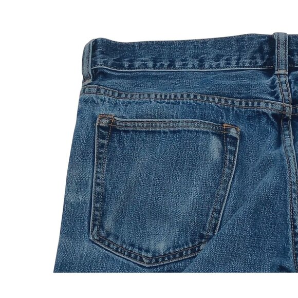 Club Monaco Jeans Mens 33x32 Blue Japanese Indigo Denim Straight Leg Made Japan - Picture 9 of 11